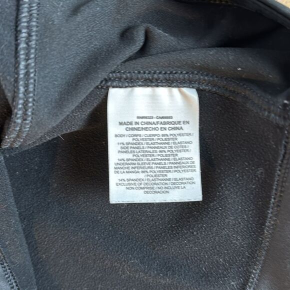 Nike Dri-Fit Black Running Fleece Lined Hooded 1/4 Zip Size Small - Picture 5 of 8